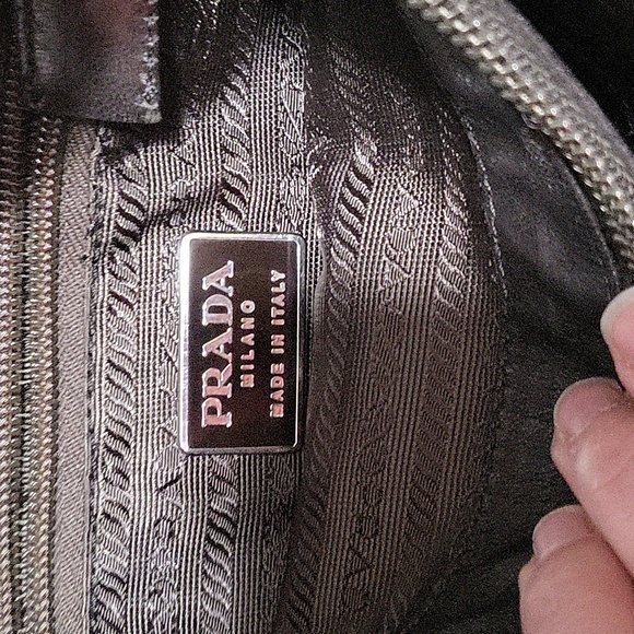 PRADA Shoulder Bag Nylon Khaki - Picture 2 of 4